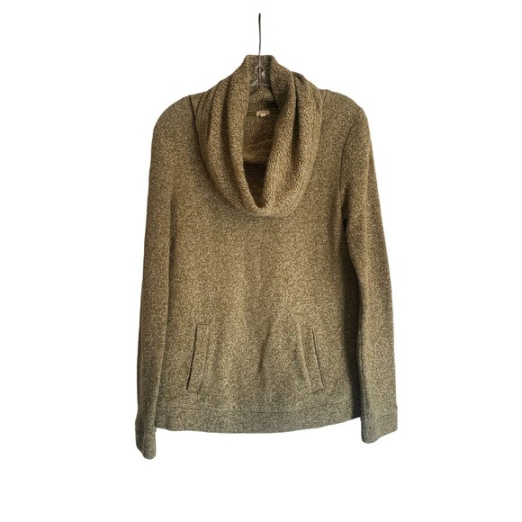 J.Crew Womens Cowl neck Size Medium Two Tone Wool Blend Sweater - Picture 1 of 14